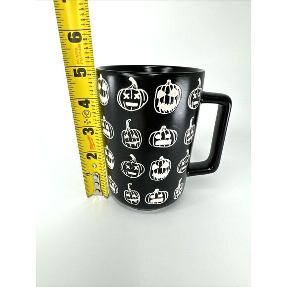MRKT Market Finds Jack‎ O'Lantern Halloween Black Coffee Mug Pumpkin - Picture 5 of 6